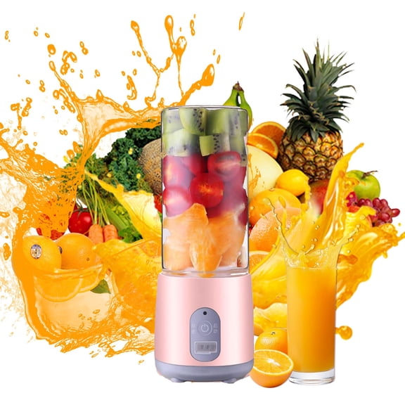 100Fens Orange Lemon Juicer Small Juicing Cup Home Mini Cup Portable Juicer Electric Portable USB Charging