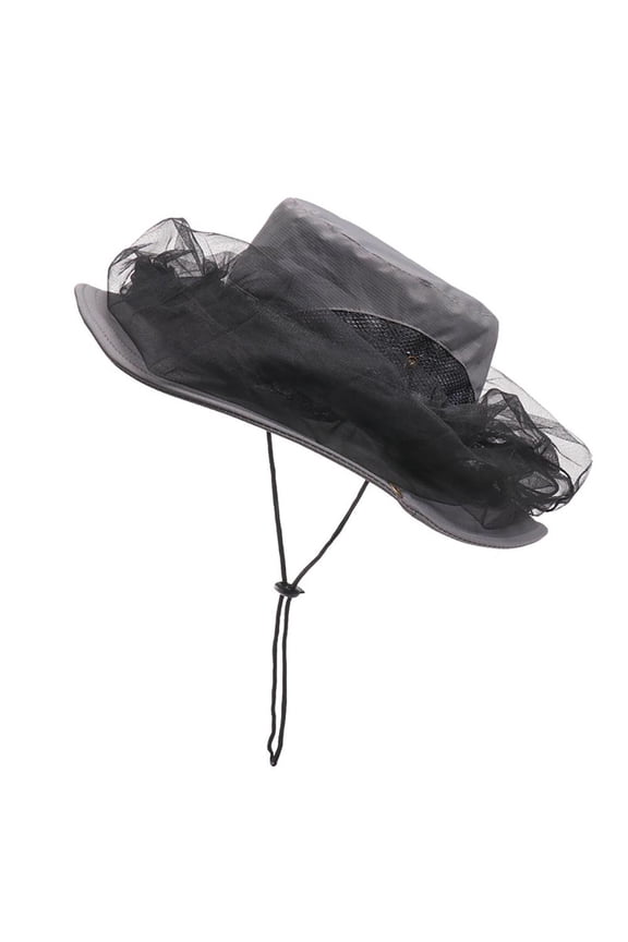 Outdoor Mesh Mosquito And Insect Hat,Multi-Functional Mountain Climbing Sun Protection Quick Drying Fisherman Hat