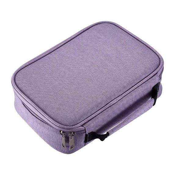 100Fens Pencil Bag Art Storage Pen Curtain 72 Hole SLots Sketch Brush Color Colored Lead, Crayon Pencil Bag Porous Stationery Box