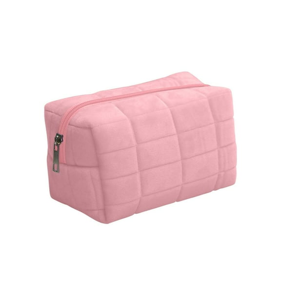 100Fens Pencil Case Canvas Cute Student Storage Bag Soft Multifunctional Cosmetic Bag Large Capacity Stationery Box