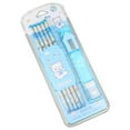 thumbnail image 1 of 100Fens Pencil Set Stationery Eight Piece Set Kindergarten ren's Drawing And Sketching Supplies Includes a Ruler, Rubber Pencil Sharpener, 5Pcs pencils, 1 of 2