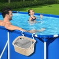 thumbnail image 1 of 100Fens Pool Side Storage Basket Set Pool Cup Above Ground Pool Accessories Pool Toy Basket Pool Storage Bins For Most Frame Pools, 1 of 5