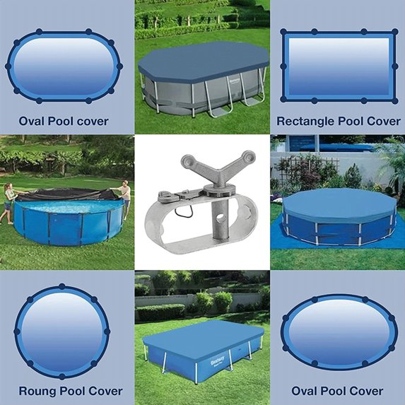 100Fens Pool supplies In Winter The Ground Cover Swimming Pool Cable Winch Summer Pool Essentials