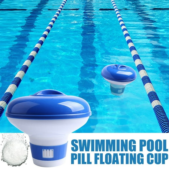 100Fens Pool supplies Pool Supply Swimming Pool Floating Water Box 5-inch Pool Dosing Device Summer Pool Essentials