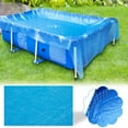 thumbnail image 1 of 100Fens Pool supplies Round Pool Cover Protector 220*150CM Foot Above Ground Blue Protection Swimming Pool Summer Pool Essentials, 1 of 9