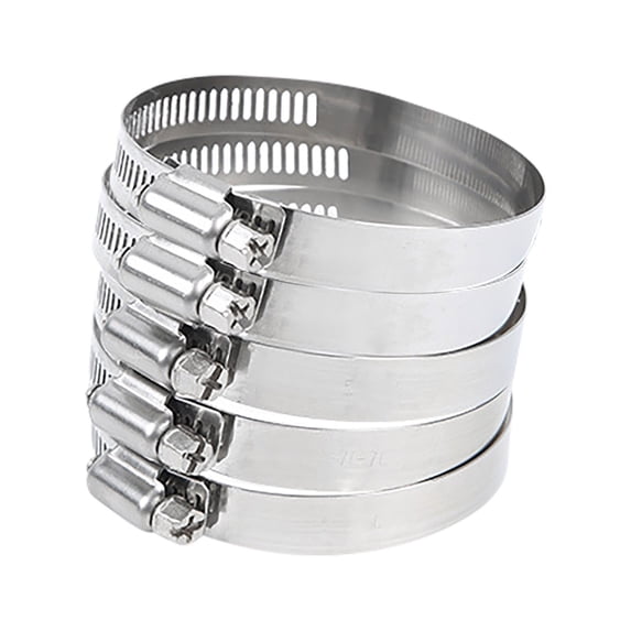 100Fens Pool supplies Stainless Steel Pool Hose ClampDrive Hose Clamp Line Worm Clip Summer Pool Essentials