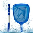 thumbnail image 1 of 100Fens Pool supplies Swimming Pool Leaf Skimmer Net, With 3 Sections Telescopic Aluminum Pole & Nylon Medium Fine Mesh Pool Net, Pool Cleaning Tool For Removing Leaves & Debris Summer Pool Essentials, 1 of 4