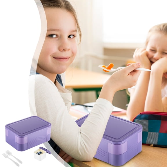 100Fens Poratble Lunch Box Office Worker Microwave Heating Lunch Box Sealed Leak Pro of Lunch Box