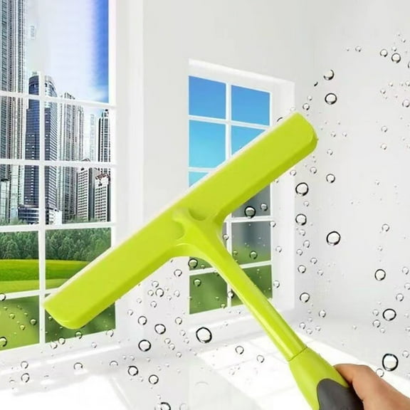 100Fens Portable Household Glass Scraper Soft Material Blade Bathroom Kitchen Cleaning Tools Suitable for Glass Mirrors Kitchen Countertops Car Glass Etc