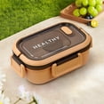 thumbnail image 1 of 100Fens Portable Plastic Partition Integrated Lunch Box Multi-functional Light Food Bento Box, 1 of 6