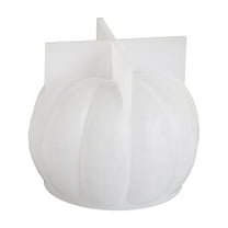 100Fens Pumpkin Candle Molds, Halloween Pumpkin Silicone Mold for Candle, Cake Chocolate, Candy, Clay, Soap, Butter DIY Crafting Projects