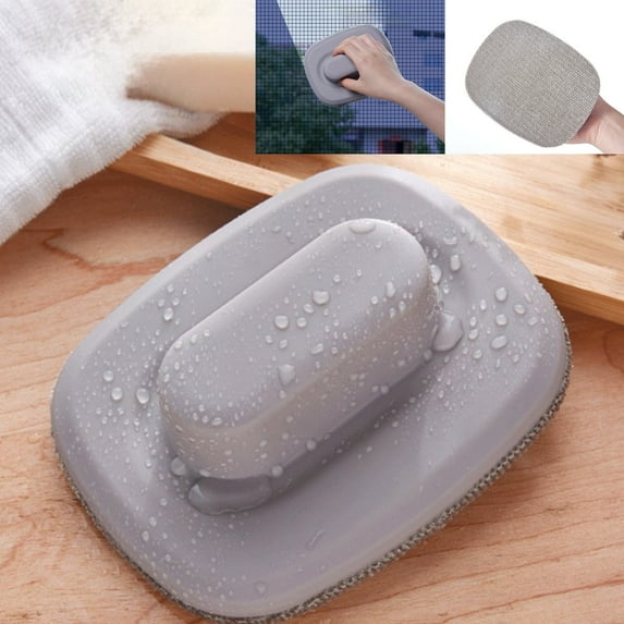 100Fens Removal and Decontamination Screen Window Brush Handheld Wet and Dry Twofold Use Cleaning Brush Household Screen Window Sofa Carpet Window Cleaning Brush
