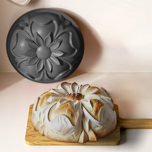 100Fens Round Silicones Cake Molds Leakproof Non-stick Silicones Cake Molds Baking Tray Pastrys Molds Suitable For Anniversary Birthday Cake