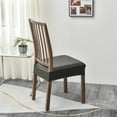 thumbnail image 1 of 100Fens Seat Covers For Dining Room Chairs Set,Leather Chair Seat Slipcovers Dining Chair Cover Removable Washable Chair Protctor Cover,Rear Covers, 1 of 2