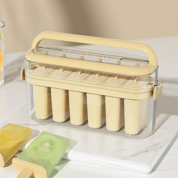 100Fens Self-Made Ice-Cream Making Popsicles,Popsicles,Household Children'S Ice-Cream Ice-Cream Grinding Tools,Ice Cubes