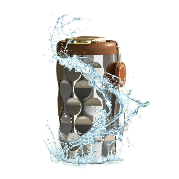 100Fens Smart Coffee Thermos, Limited Edition Thermos, Portable Thermos Coffee Travel Mug, Coffee Thermos Cup Leak-proof Stainless Steel Car Portable Stainless Steel