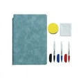 thumbnail image 1 of 100Fens Smart Reusable Leather Notebook With Three Pens Wiping Cloth And Eraser, 1 of 1