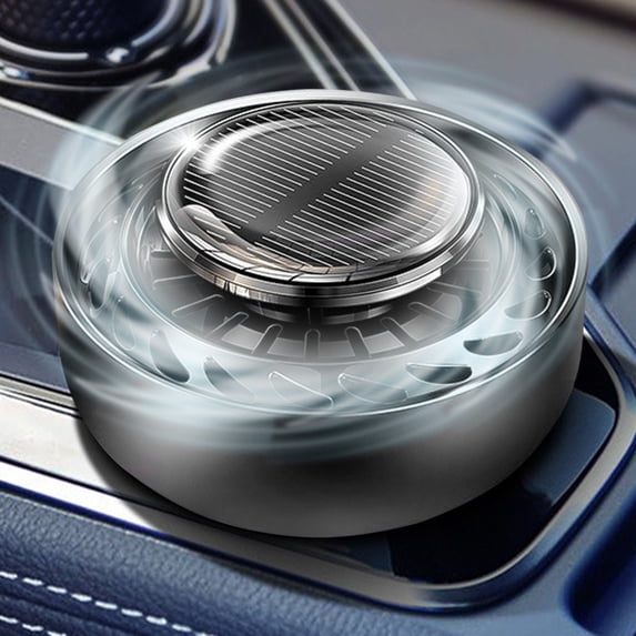 100Fens Solar Energy Powered Automobile Freshener Natural Essential Oil Diffuser Automobile Perfume Perfume Purifier Rotating Relieve Fatigue