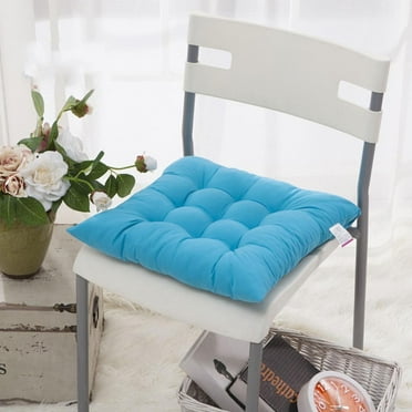 100Fens Square Chair Pads Indoor Seat Cushions Pillows with Ties Soft Comfortable Non Slip Chair Mat for Kitchen Dining Office Desk Living Room Outdoor