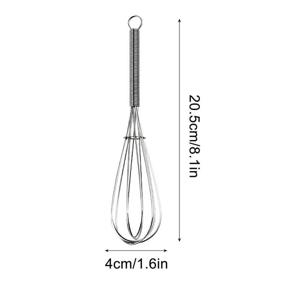 100Fens Stainless Steel Iron Shaker For Eggs Beaters Multifunctional Tool For Mixing Mixers Used For Cooking Household Eggs And Milk In The Kitchen