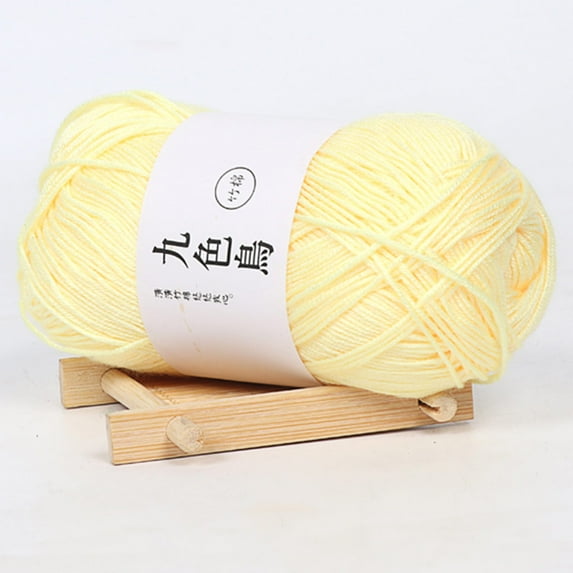 100Fens Tencel bamboo charcoal cotton Charcoal Baby Line Fine Wool Crochet Diy Children Yarn for Sweater Scarf Dolls