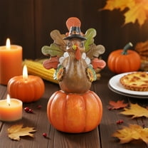 100Fens Thanksgiving Pumpkin Turkey Table Decorations Home Accessories
