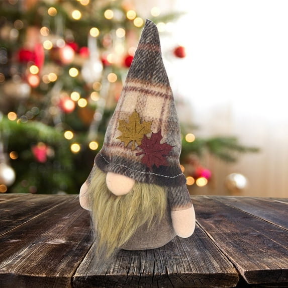 100Fens Thanksgving Decorations Indoor - Thanksgiving Gnomes Decorations for Home - Fall Gnomes Plush Couple for Tiered Tray Mantel Shelf Table Decor