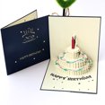 thumbnail image 1 of 100Fens Three-Dimensional Birthday Card Cake Small Card Printing Photo Special Gift, 1 of 2