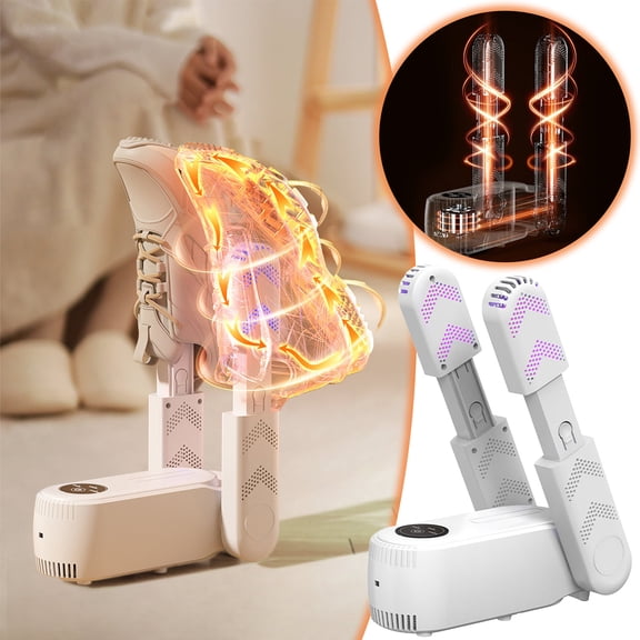 100Fens Timing Quick Drying Shoe Dryer Portable Foldable Shoe Dryer Constant Temperature Dehumidification And Deodorization Shoe Dryer