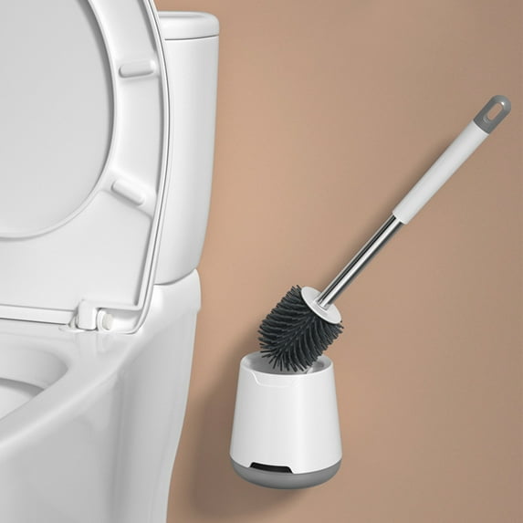 100Fens Toilet Brush With Ventilated Drying Toilet Bowl Brush Bathroom Cleaning Bowl Brush Cleaning Floor Standing Wall Mounted