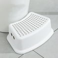 thumbnail image 1 of 100Fens Toilet Stool Squatting Poop Stool Bathroom Potty Step Stool Toilet Assistance Steps Step Stool Fits All Toilets Detachable Stackable, 1 of 6
