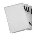 thumbnail image 1 of 100Fens Transparent Storage Box Clear Plastic Document Paper Filling Case File Box, 1 of 2