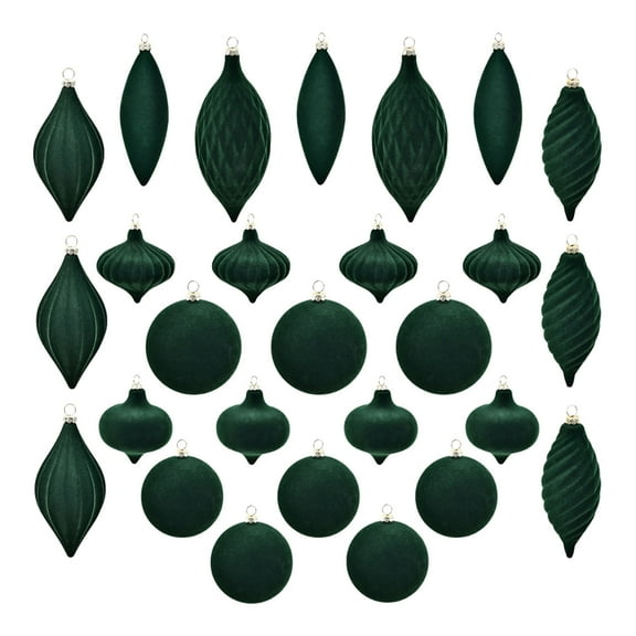 100Fens Unusual Velvet Christmas Balls Christmas Tree Ornaments Christmas Decorations all-Purpose Christmas Balls