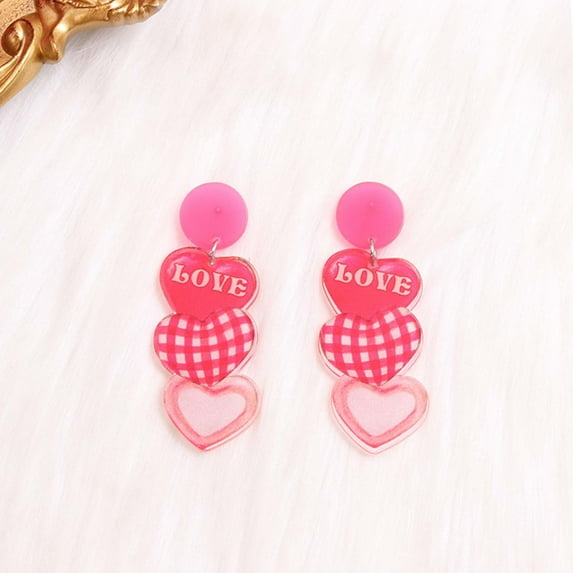 100Fens Valentine's Day Earrings Earrings Earrings Earrings Jewelry Female Earrings
