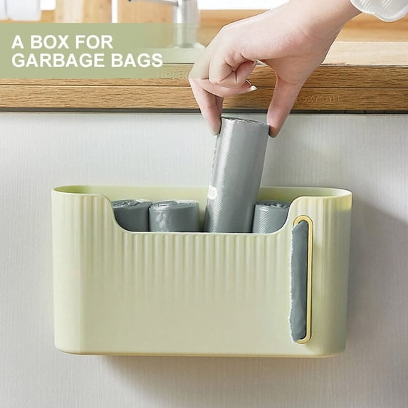 100Fens Wall Mounted Garbage Bag Organizer