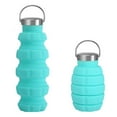 thumbnail image 1 of 100Fens Water Bottles,500Ml Portable Foldable Expandable Water Bottle Sports Cups,Leak Proof And Reusable,For Outdoor Activities Travel, 1 of 6