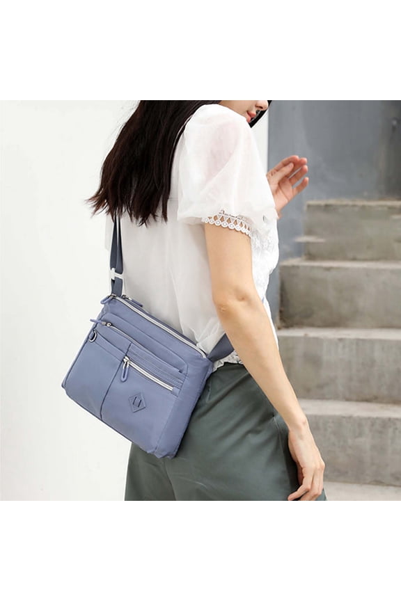 Women Lightweight Multi-Pocket Shoulder Bag