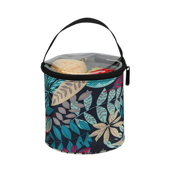 100Fens Wool Bag Storage Organizer Yarn Storage Bag Knitting Bag Portable Yarn Holders Carry Case Storage For Crochet Hook Travel Crochet Hook Organizer