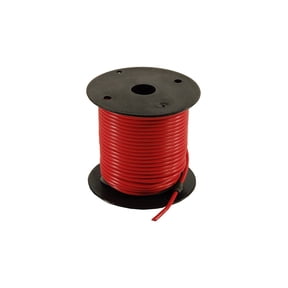 100Ft 14 Gauge Primary GPT PVC Jacketed Wire Red Roll