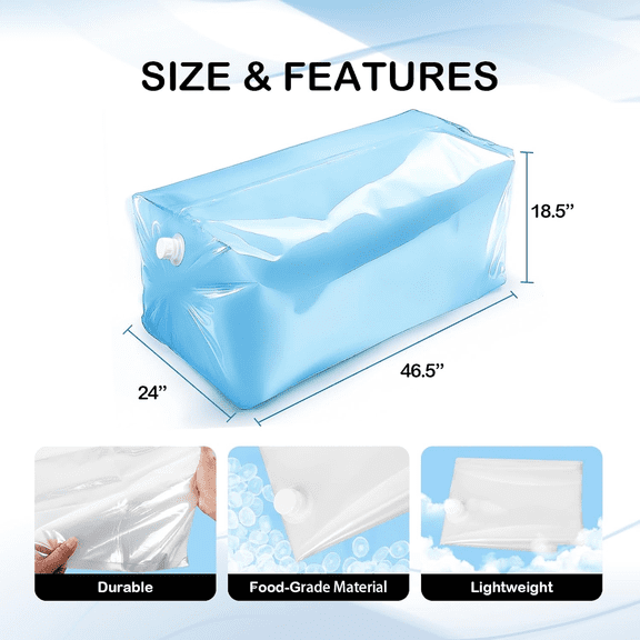 100Gallon Bathtub Bladder Emergency Water Storage Bpa-Free Water Container Grade