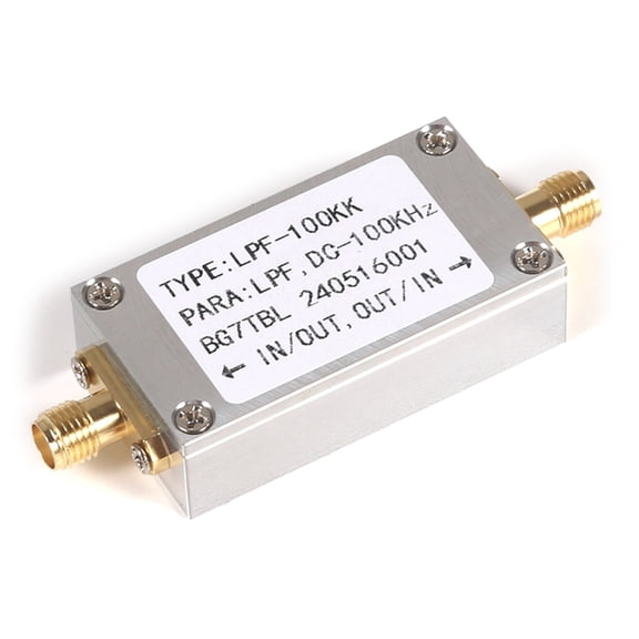 100KHZ LPF Low Pass Filter Amplifiers Radio Module Insert Lost 100M-1.50dB 200M-55.0dB for Telecommunication