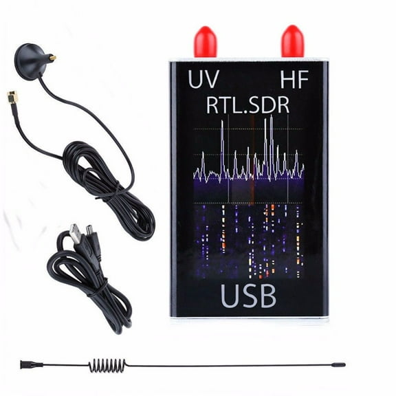 100KHz-1.7GHz full HF RTL-SDR USB tuner receiver R820T+8232 Ham