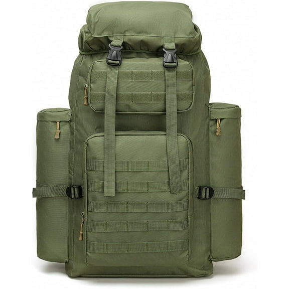 100L Camping Hiking Backpack Heavy Duty Military Tactical Backpack Large Capacity Travel Daypack for Hunting Climbing (C)