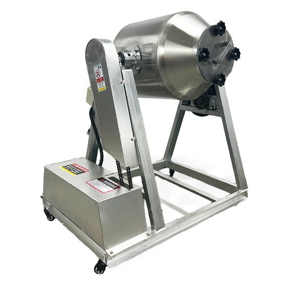 100L Dry Powder Mixer Mixing Machine, Stainless Steel Drum Blender Mixing Machine, 2200W Particle Blender Powder Mixer Metal Metallurgy Powder