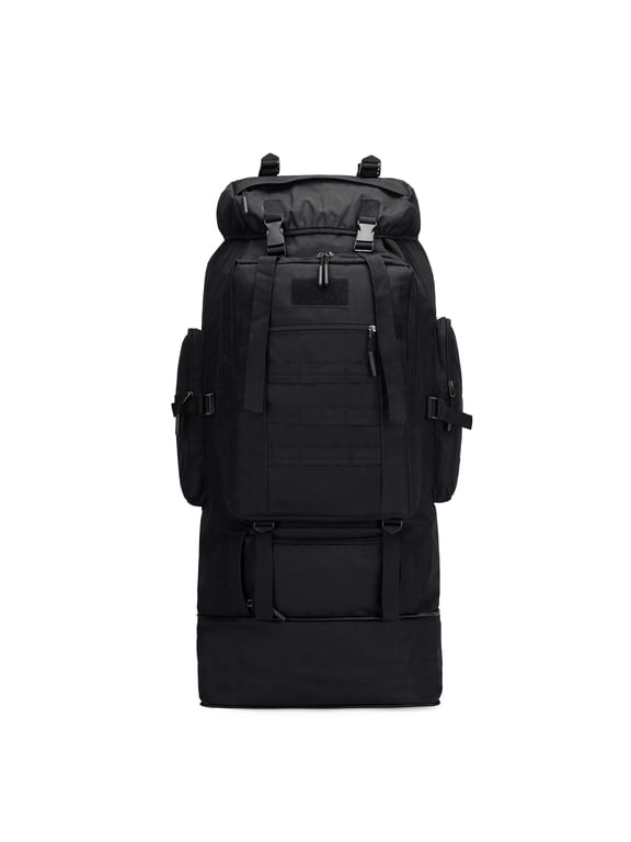 100L Travel Hiking Backpack with Rain Cover,Hiking Daypack for Outdoor Sport,Backpack Water Resistant,Tactical Backpack for Men Women