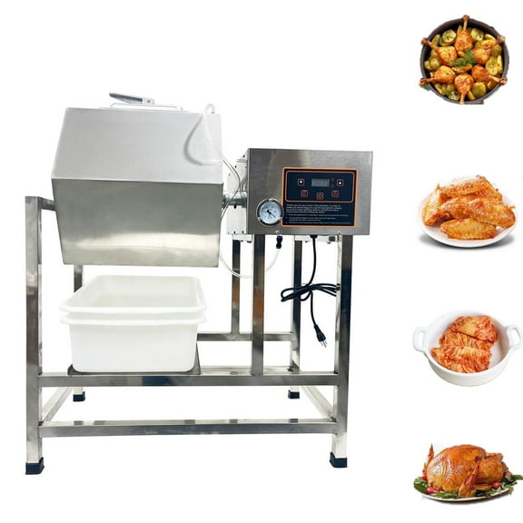 100L Vacuum Pump Meat Vegetable Tumbler Marinator Food Vacuum Marinator 360 Roller Pickling Machine