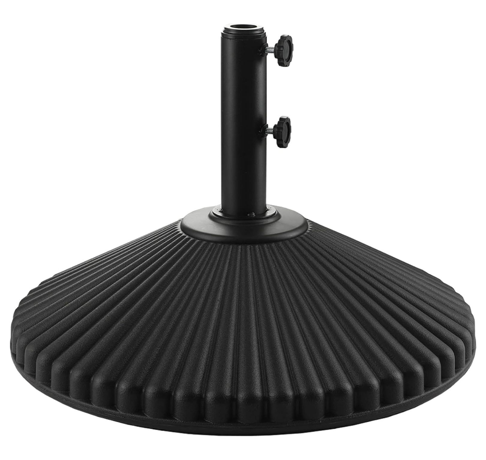 100LB Patio Umbrella Base 23in Round Heavy Duty Umbrella Base Outdoor