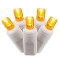 thumbnail image 1 of 100Lt LED Bulb Orange & White Wire Wide Angle End Connecting Light Set - 6 in. Spacing 50 ft. LED Bulb, 1 of 1