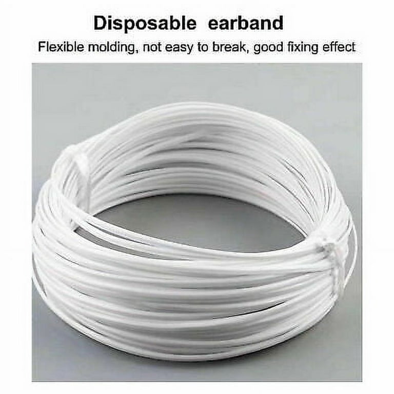 OUTAD 100M 3mm Round Elastic Thin Band Cord Craft Thread Stretch String  Masks Rope