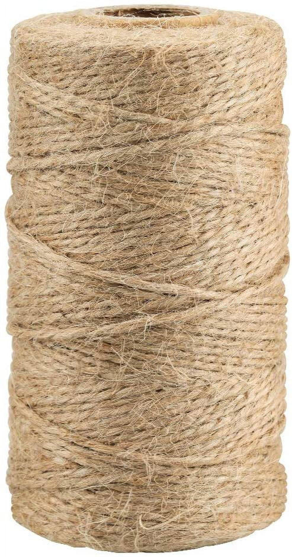 3 Strands 2mm/3mm Macrame Cord Cotton Twisted Rope String for DIY Crafts